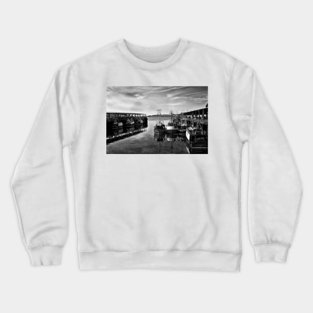 North Shields Fish Quay Crewneck Sweatshirt by Violaman